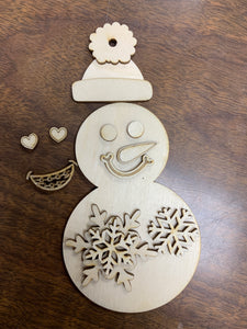 DIY Snowman Ornament