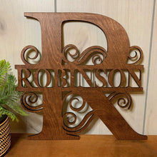 Load image into Gallery viewer, Personalized Split Letter Monogram