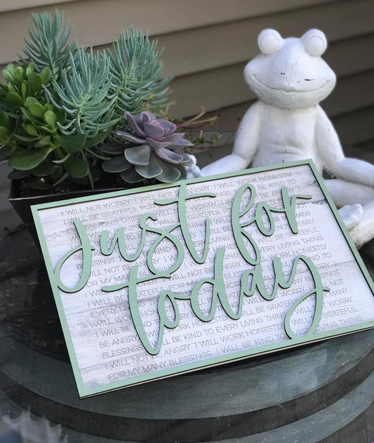 Reiki Principles Layered Sign SVG Laser Ready File