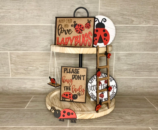 Lady Bug Tiered Tray Kit