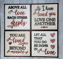 Load image into Gallery viewer, Layered Sign: As I have loved you, love on another John 13: 34 SVG Laser Ready File