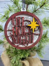 Load image into Gallery viewer, Oh Holy Night Ornament SVG Laser Ready File