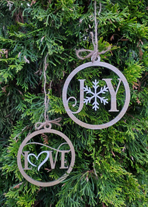 Set of 13 Christmas Ornament SVG Files Layered Glowforge Ready
