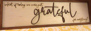 Layered Fall Thanksgiving Thankful Grateful DUO SVG Home Decor Shelf Sitter Sign