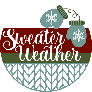 Sweater Weather Door Hanger