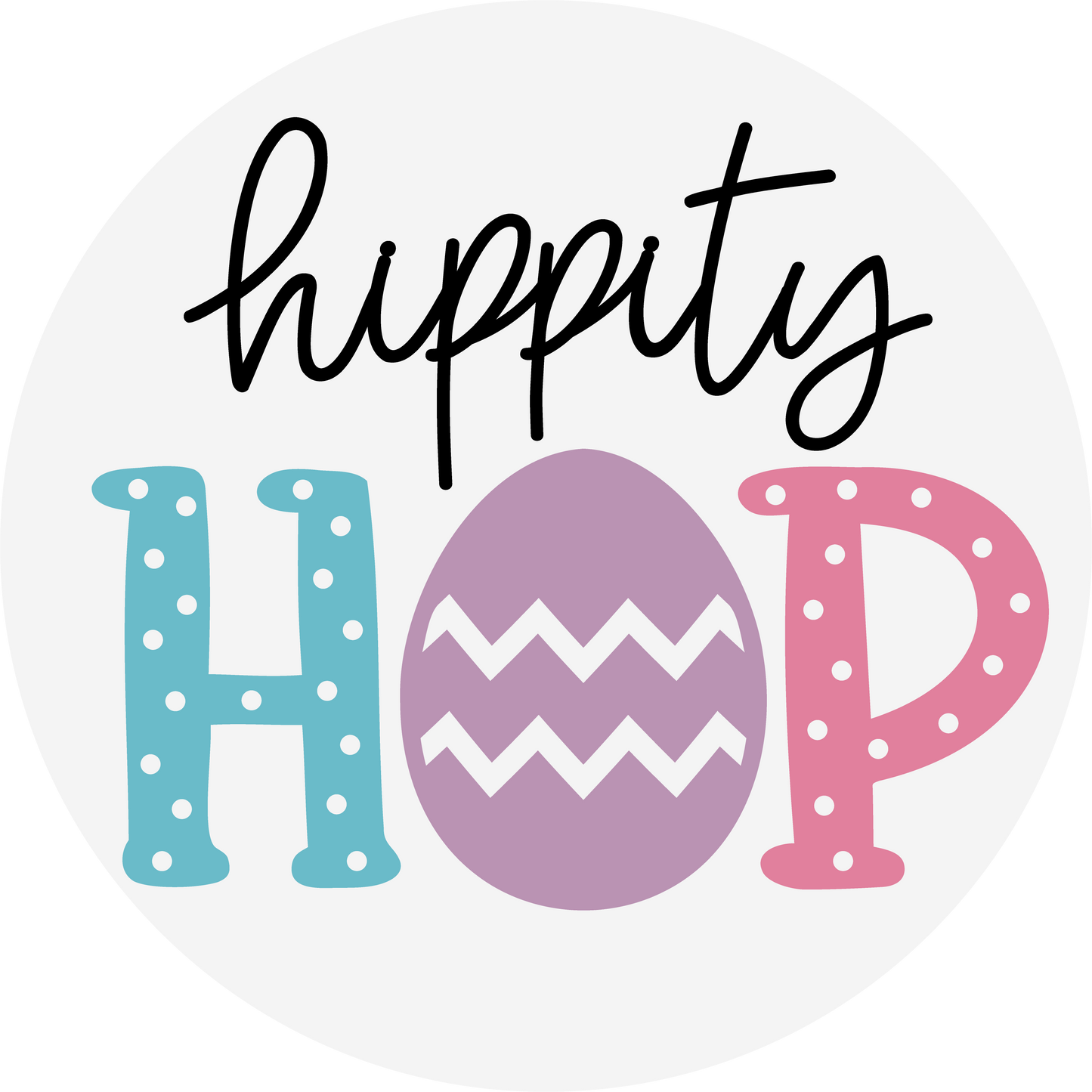 Hippity Hop Easter Door Hanger