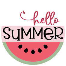 Load image into Gallery viewer, Watermelon Hello Summer Door Hanger