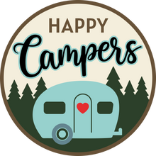 Load image into Gallery viewer, Happy Campers Door Hanger