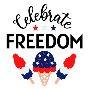 Celebrate Freedom Door Hanger
