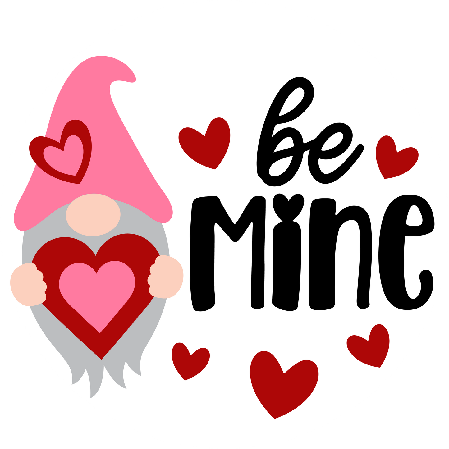 Be Mine Gnome Valentine Door Hanger