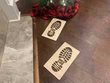 Load image into Gallery viewer, Santa Boot Stencil Laser Ready SVG File Holiday Spirit Magic of Christmas