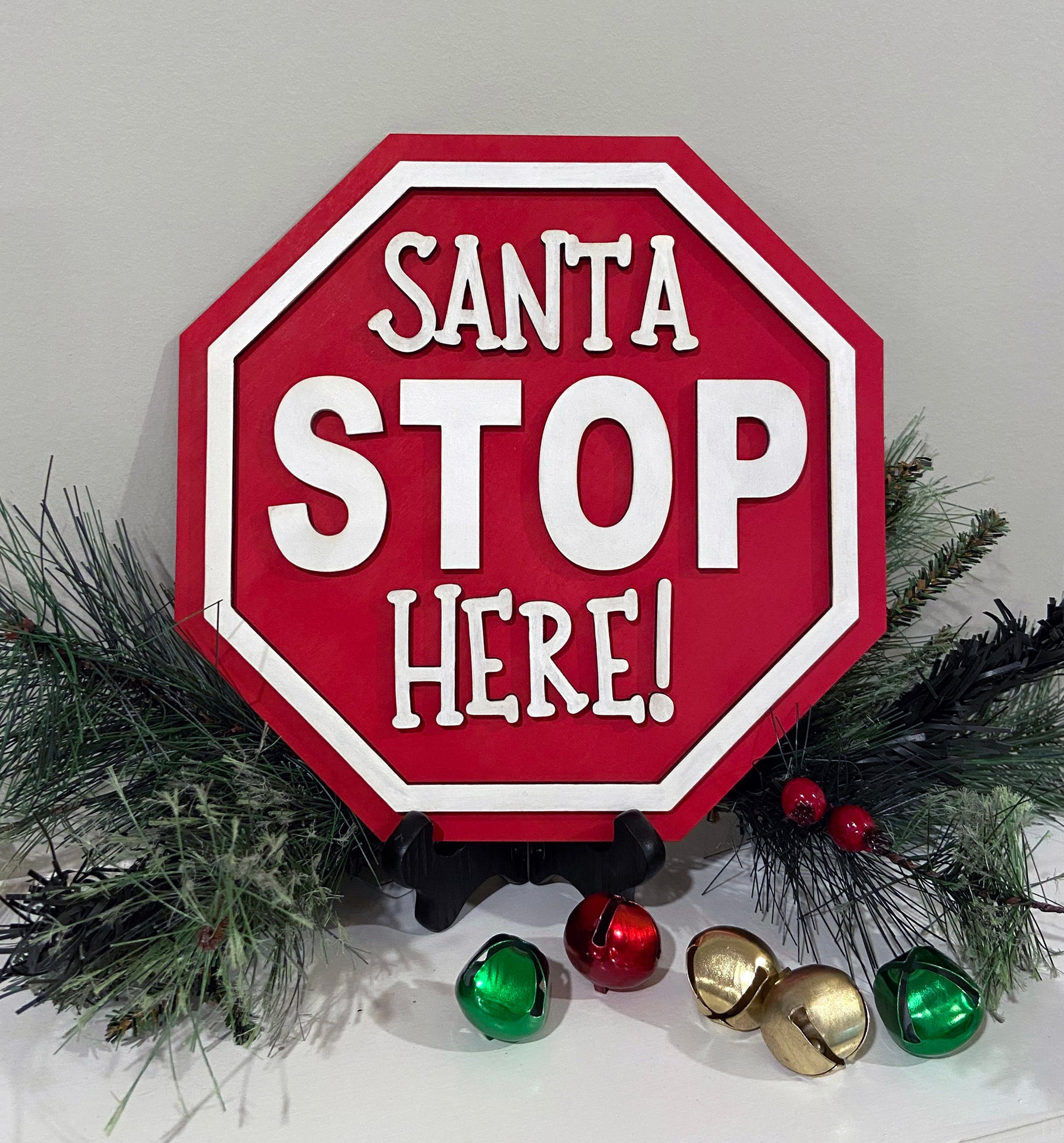 Santa Believe Christmas Sign DIY Paint Kit, Craft Kit