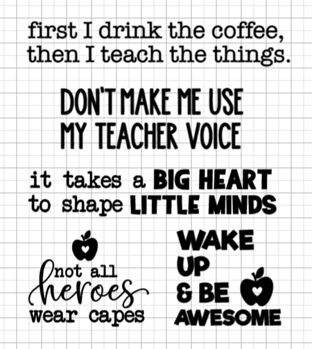 Take Home Teacher Appreciation Mini Sign