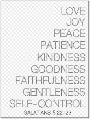 Love Joy Peace; Galatians