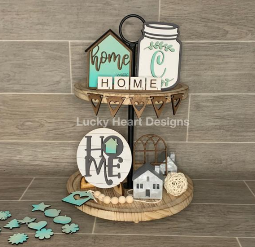 Home Tiered Tray Kit