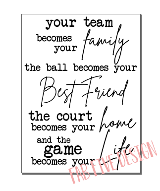 SVG Digital File: Basketball Team Friends Life