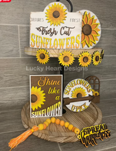 Load image into Gallery viewer, Sunflower Tiered Tray