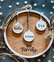Load image into Gallery viewer, Personalized Family Ornament