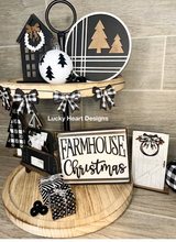 Load image into Gallery viewer, Farmhouse Christmas Tiered Tray Kit