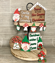 Load image into Gallery viewer, Gnome Christmas Tiered Tray Kit