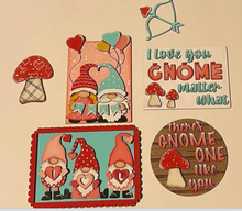 Load image into Gallery viewer, Valentine GNOME Tiered Tray Set