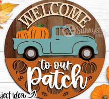 Load image into Gallery viewer, Welcome to our Patch with Truck  Door Hanger