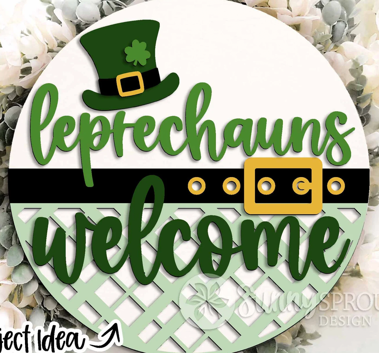 Leprechauns Welcome Door Hanger