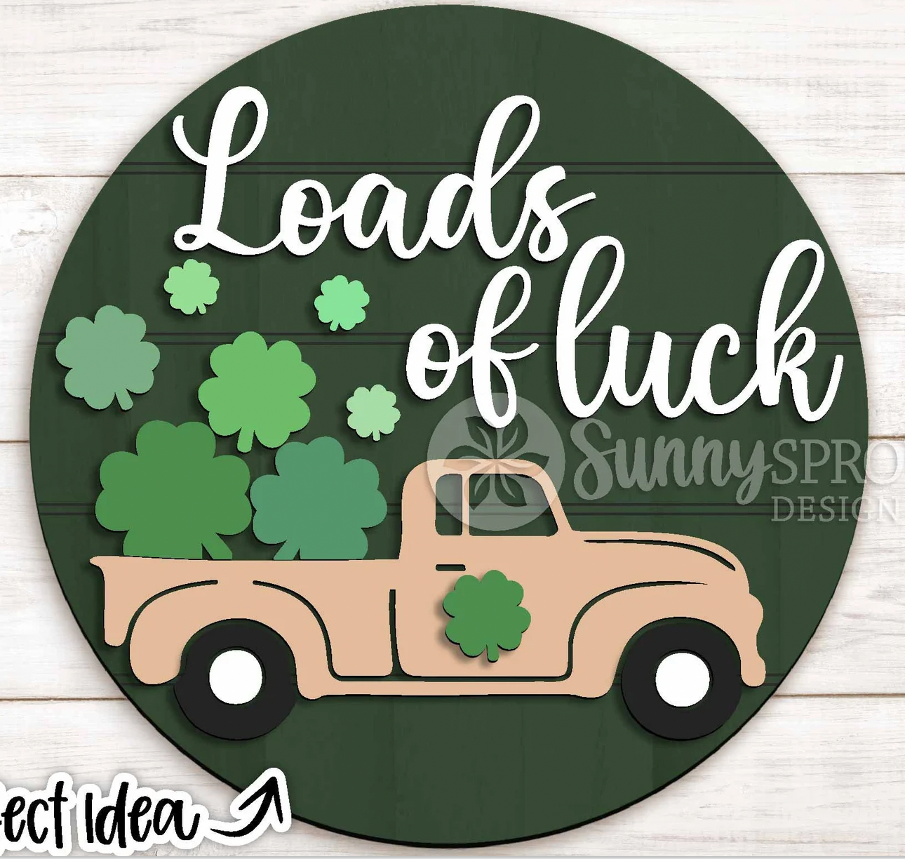 Loads of Luck St. Patrick's Door Hanger