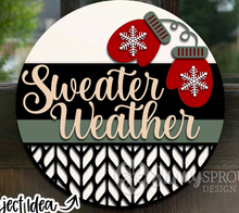 Load image into Gallery viewer, Sweater Weather Door Hanger