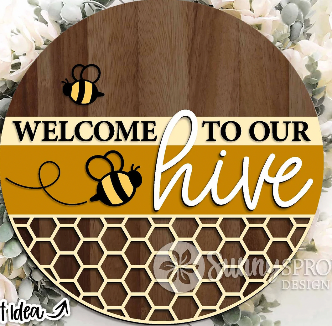 Welcome to our Hive Door Hanger