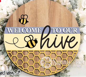 Welcome to our Hive Door Hanger
