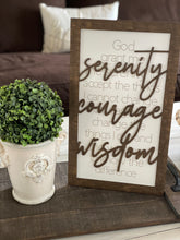 Load image into Gallery viewer, Layered Serenity Prayer Vertical and Horizontal SVG Laser Ready Files