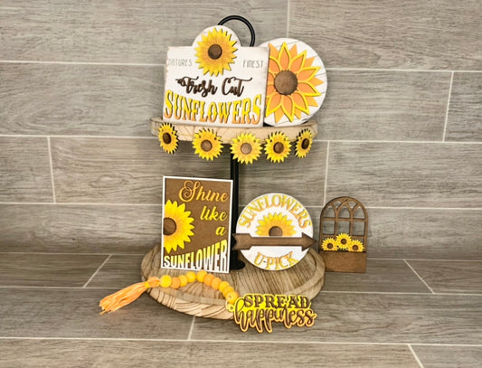 Sunflower Tiered Tray