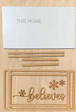 Load image into Gallery viewer, This Home Believes SVG Laser Ready Glowforge File ThunderUSA