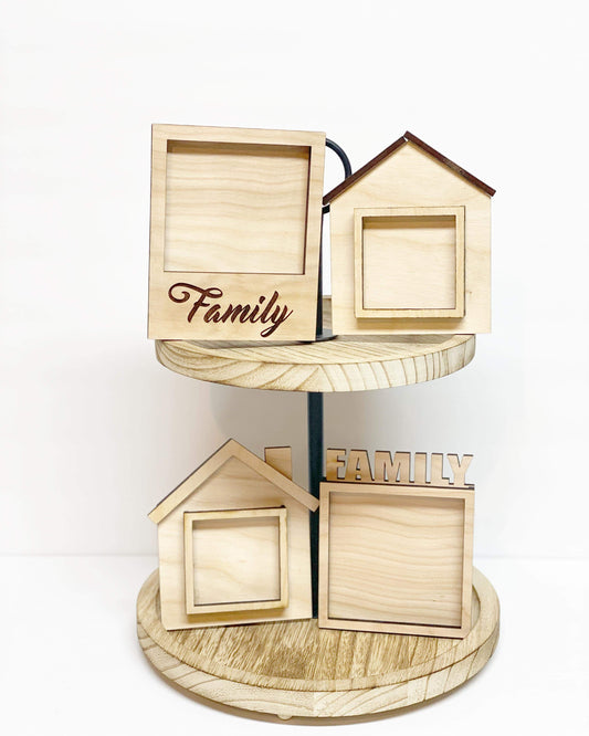 Tiered Tray Picture Frames