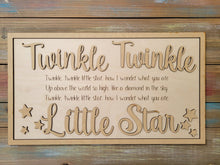 Load image into Gallery viewer, Twinkle Twinkle Little Star Layered SVG Laser Ready File Glowforge