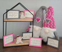 Load image into Gallery viewer, Valentine Rectangular Farmhouse Minis Set of 6 SVG Laser Ready File