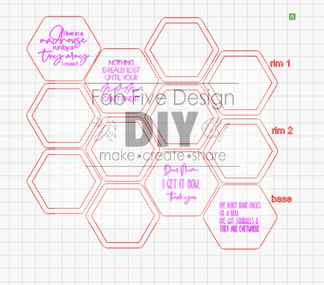 FUN MOM Trinket Dish/Mini Sign GLOWFORGE SVG FILE LASER