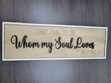 Load image into Gallery viewer, Song of Songs 3:4 Whom My Soul Loves SVG File Laser Ready Glowforge