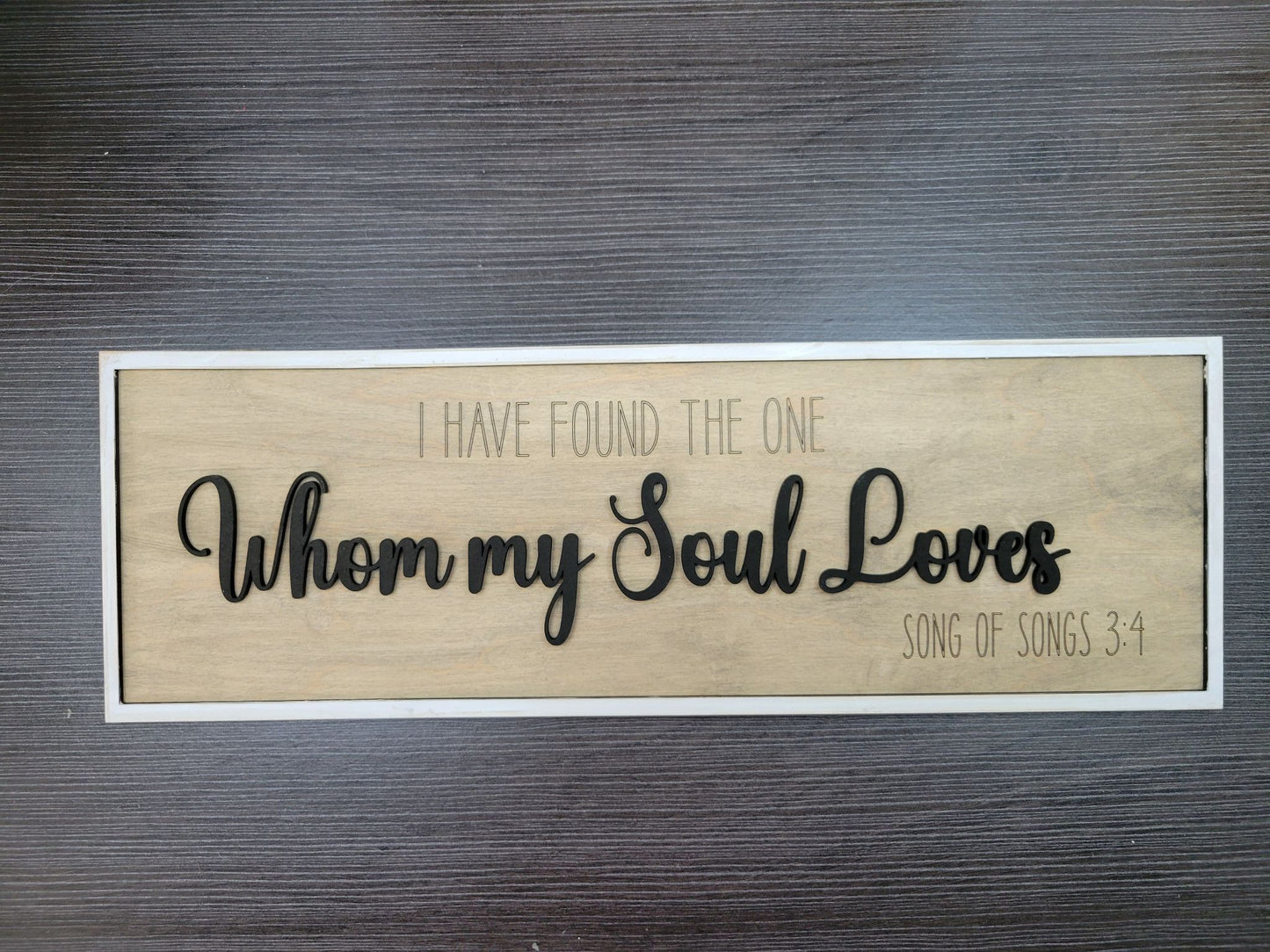 Song of Songs 3:4 Whom My Soul Loves SVG File Laser Ready Glowforge