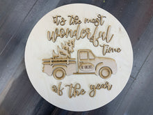 Load image into Gallery viewer, Christmas Truck: It&#39;s a Wonderful Life 12&quot; and 18&quot; Round DIGITAL FILE
