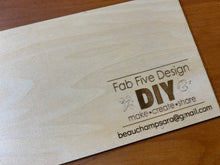 Load image into Gallery viewer, Wood Name DIY Kit